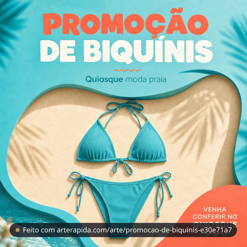 Promoção de Biquínis — Promoção · ArteRápida