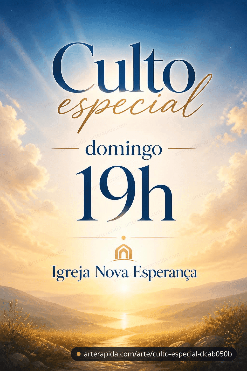 Culto especial — Igreja · ArteRápida
