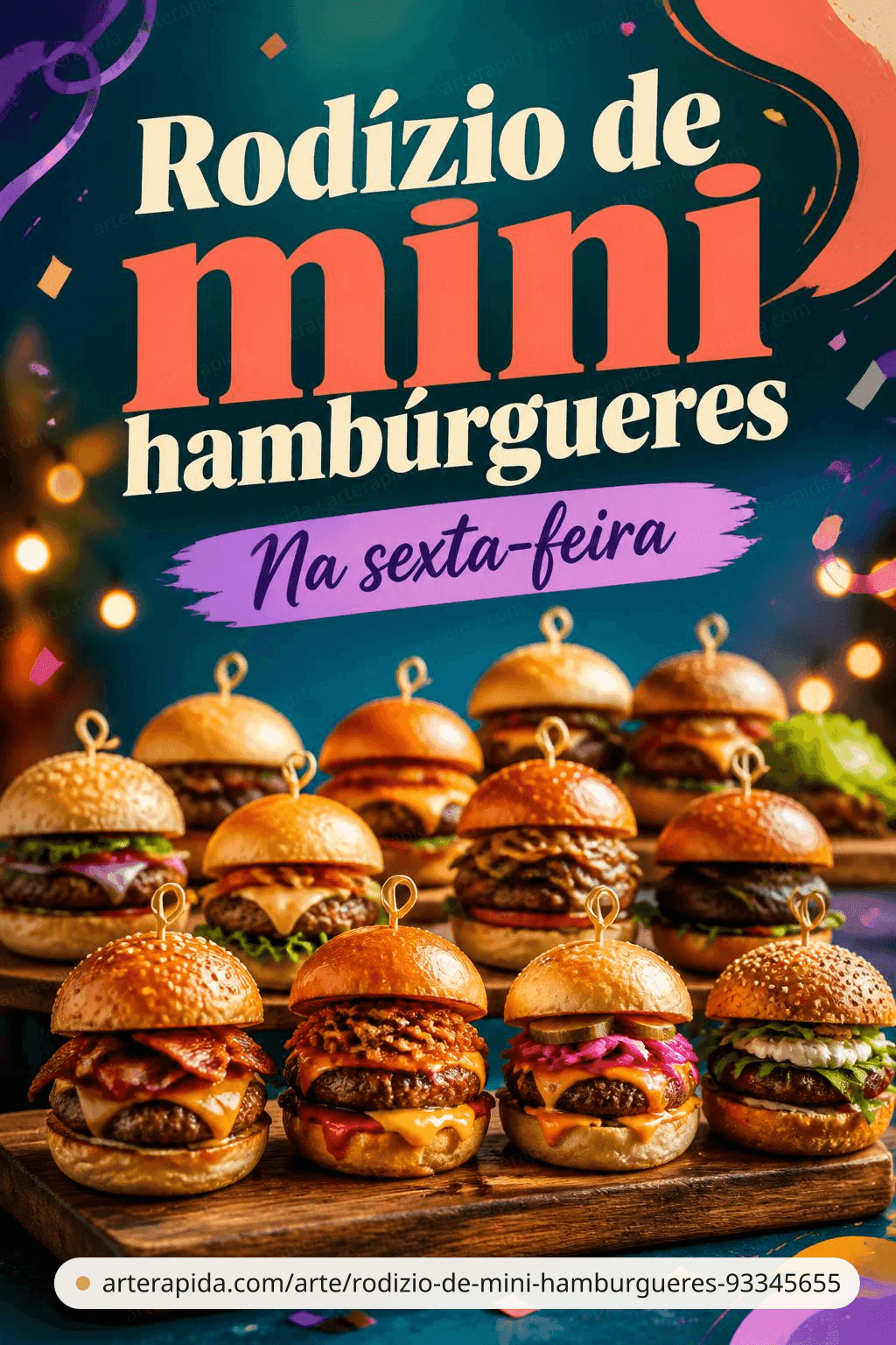 Rodízio de mini hambúrgueres — Restaurante · ArteRápida