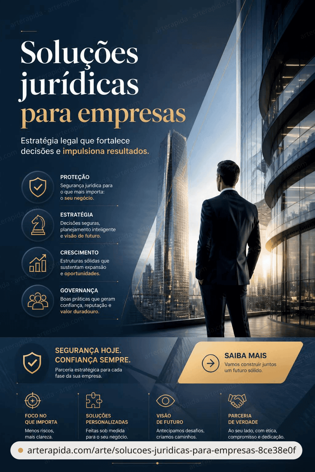 Soluções jurídicas para empresas — Geral · ArteRápida