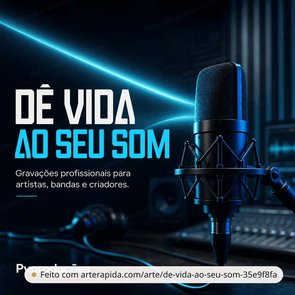 Dê vida ao seu som · ArteRápida