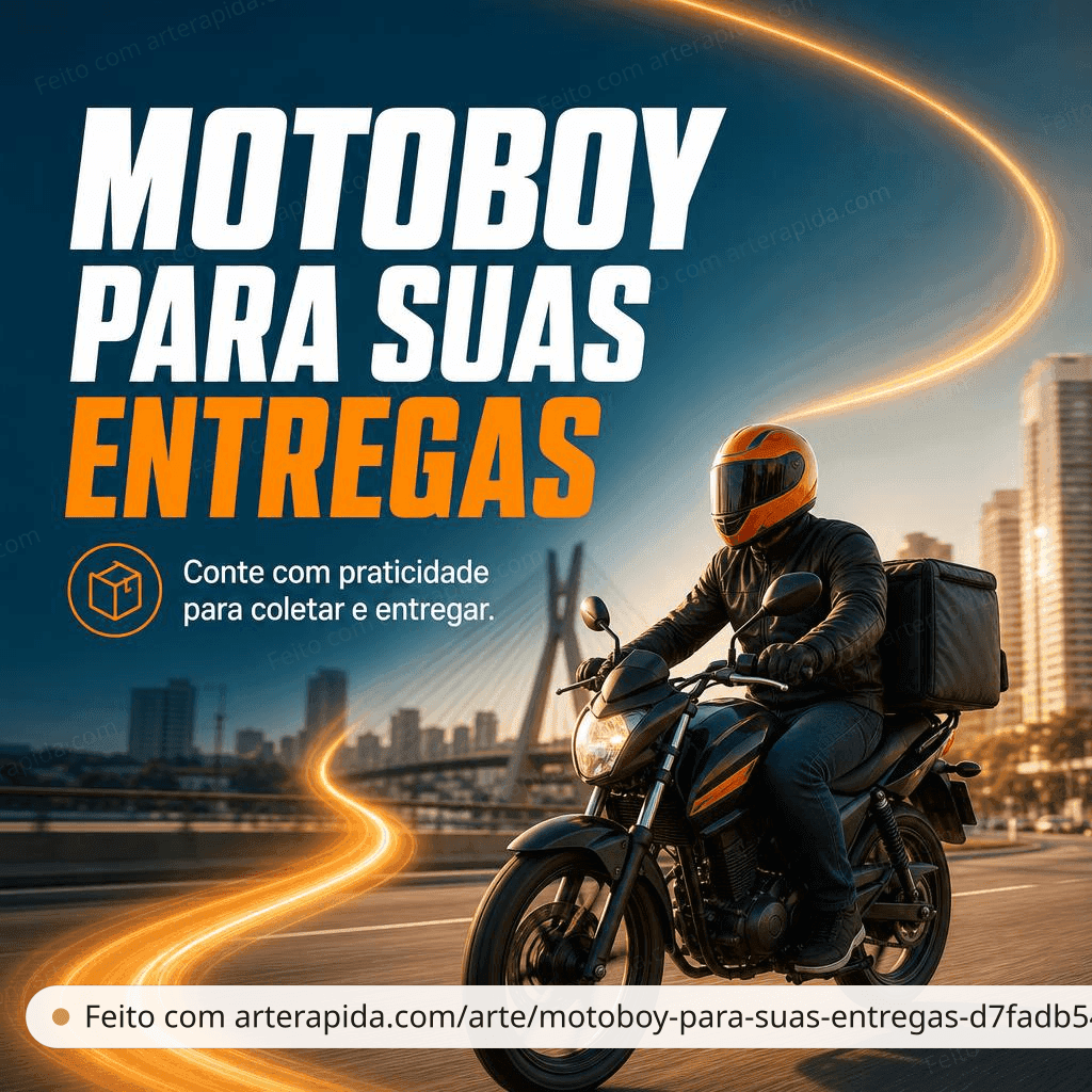 Motoboy para suas entregas — Geral · ArteRápida