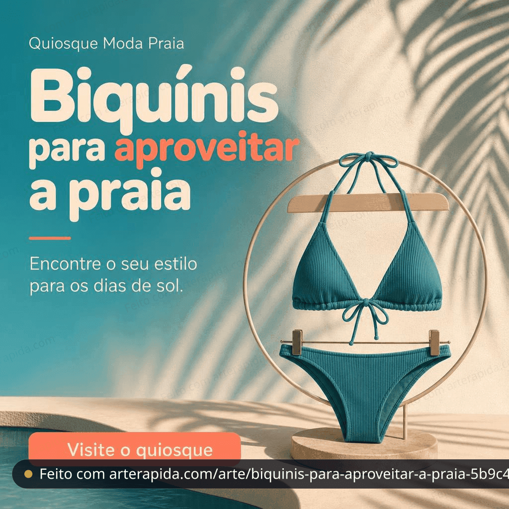 Biquínis para aproveitar a praia — Geral · ArteRápida