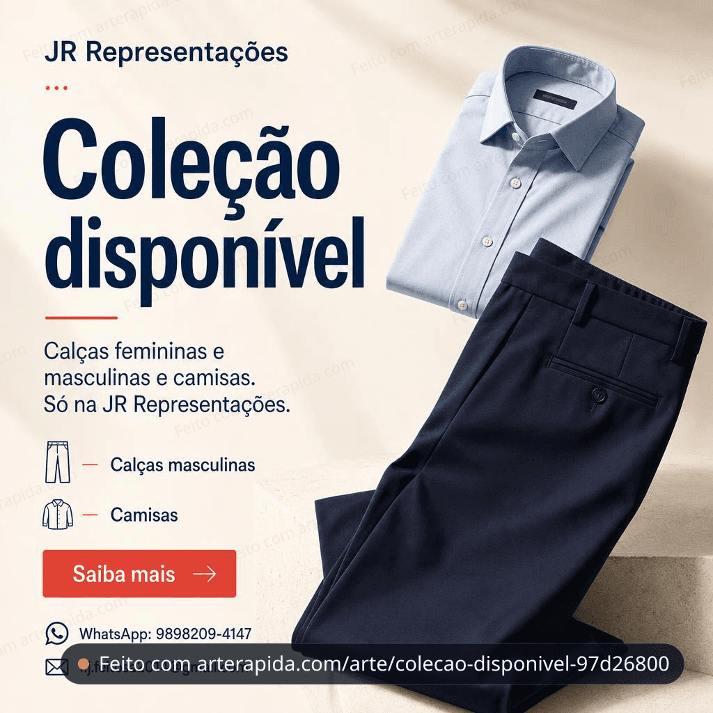 Coleção disponível — Geral · ArteRápida