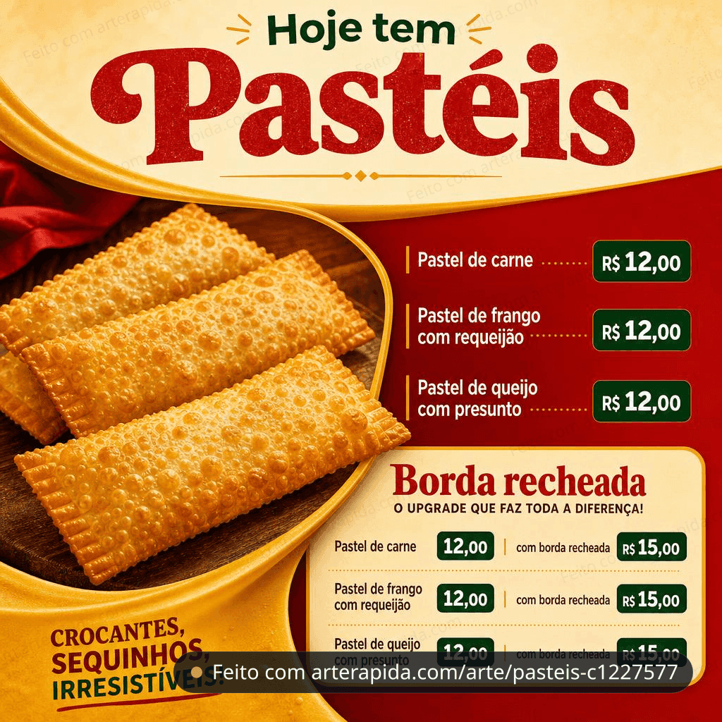 Pastéis — Geral · ArteRápida