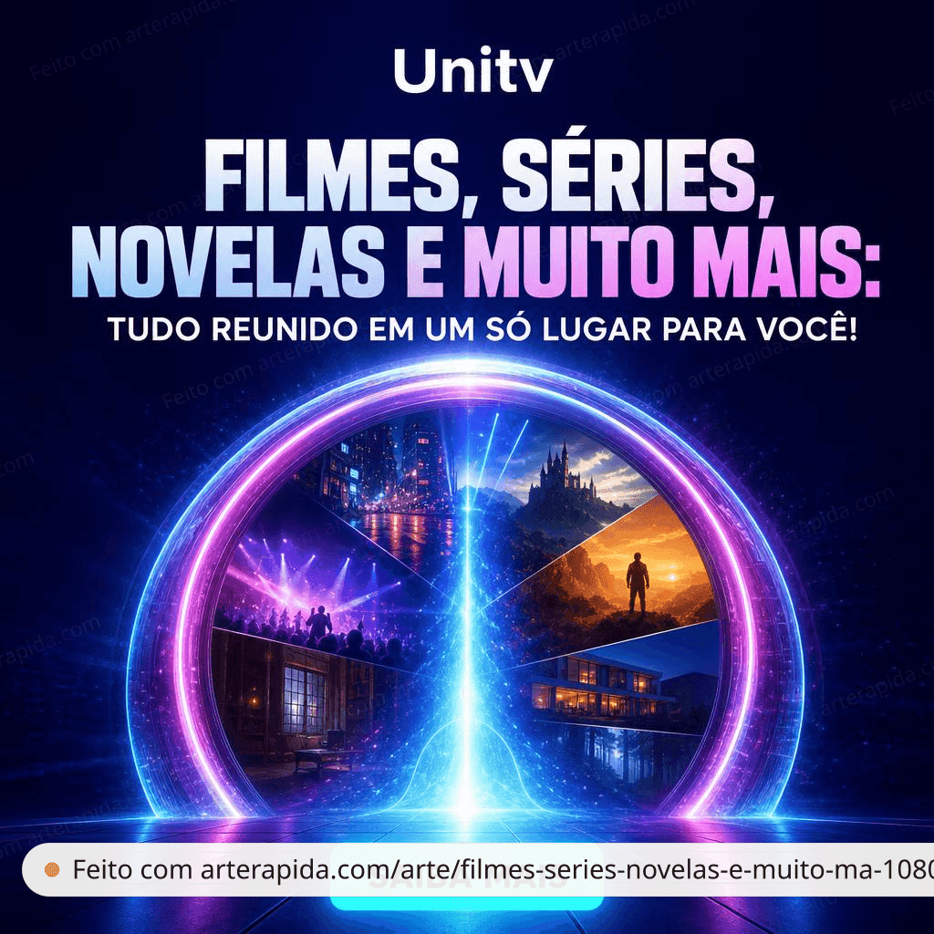 Filmes, séries, novelas e muito mais: tudo reunido em um só lugar para você! — Geral · ArteRápida