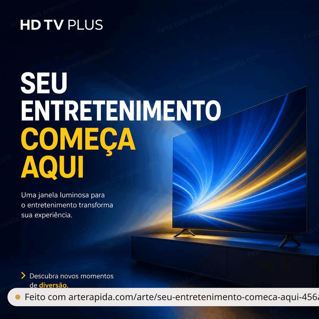 Seu entretenimento começa aqui — Geral · ArteRápida
